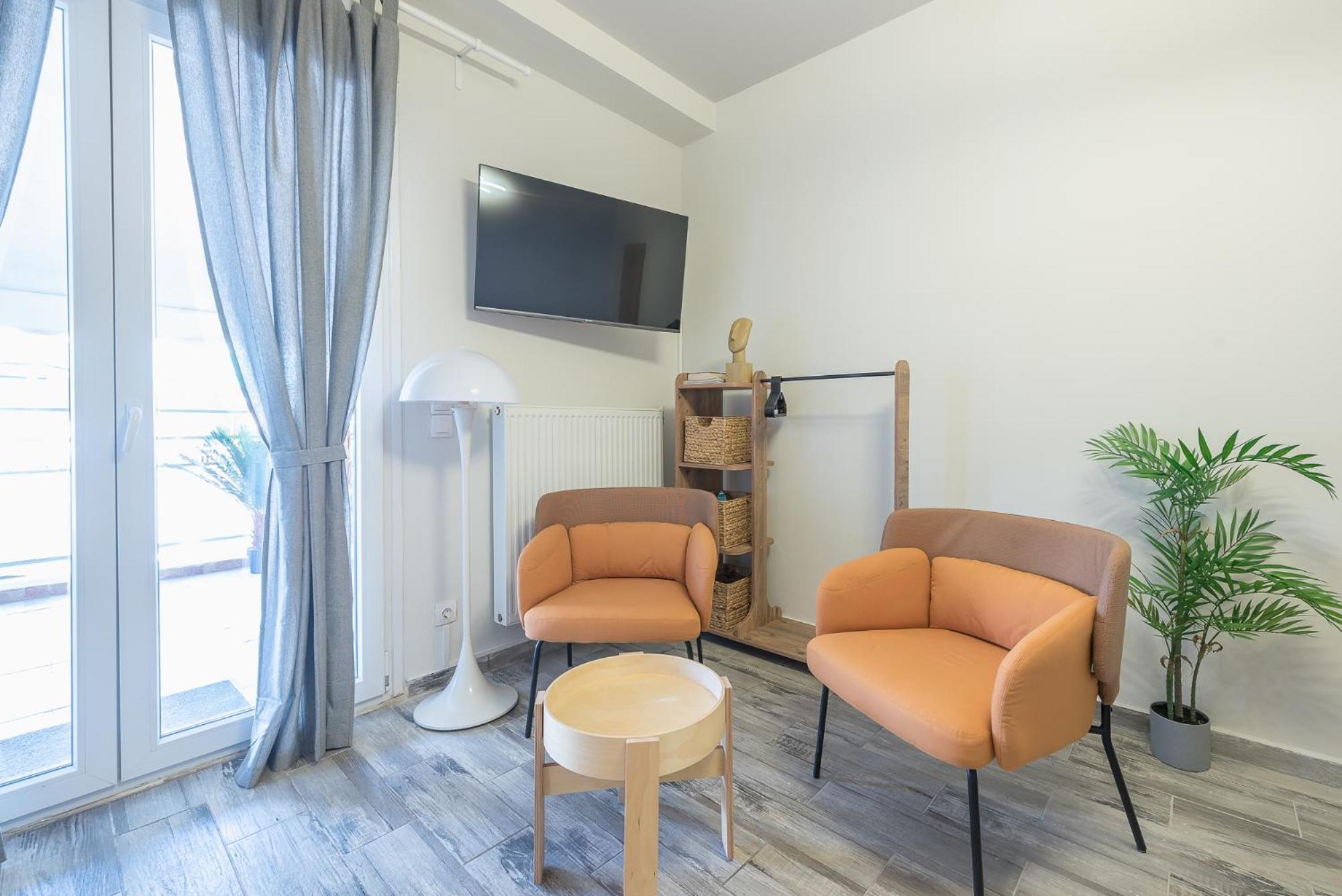 Sunny Studio With Starlight Balcony Athen Exterior foto