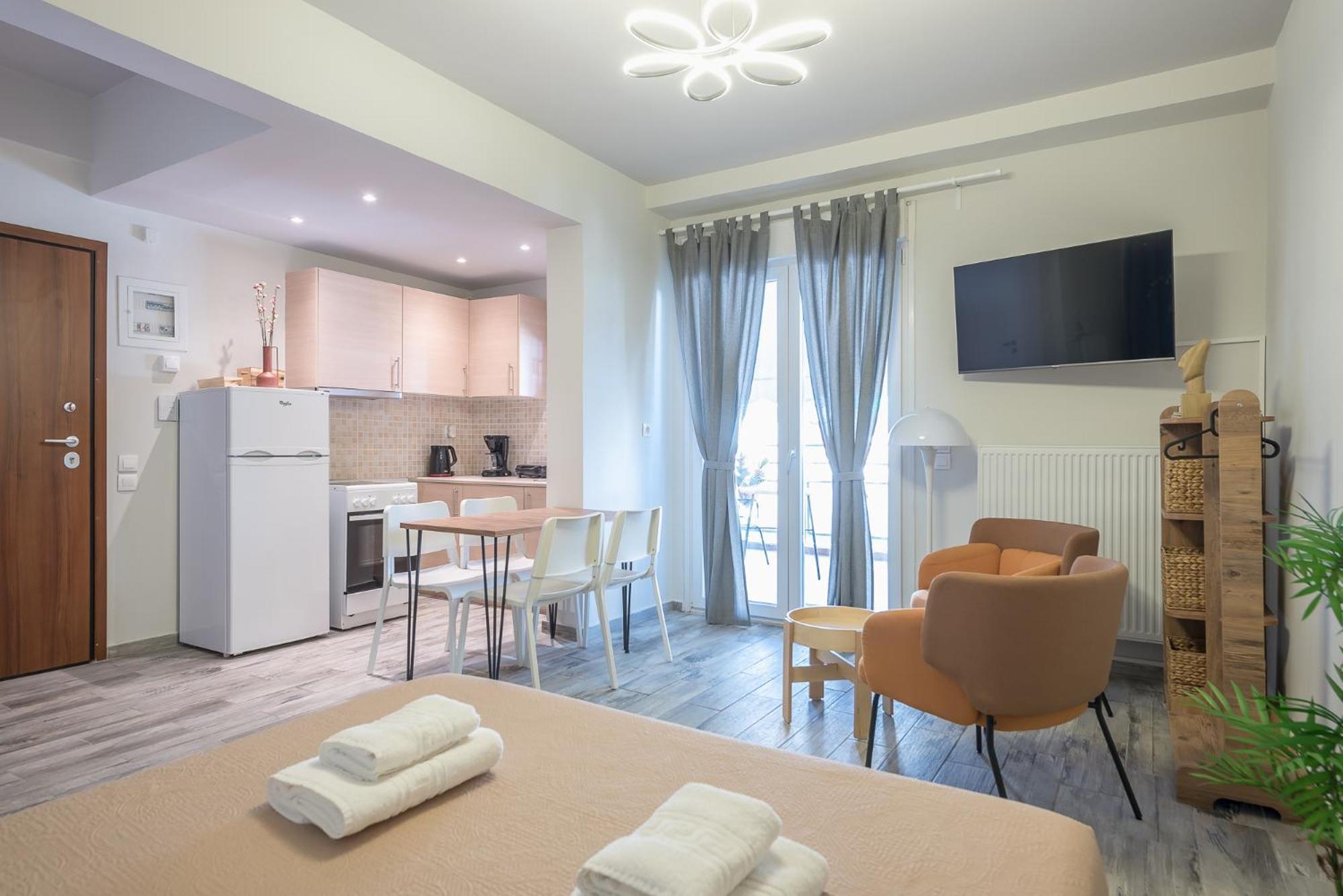Sunny Studio With Starlight Balcony Athen Exterior foto