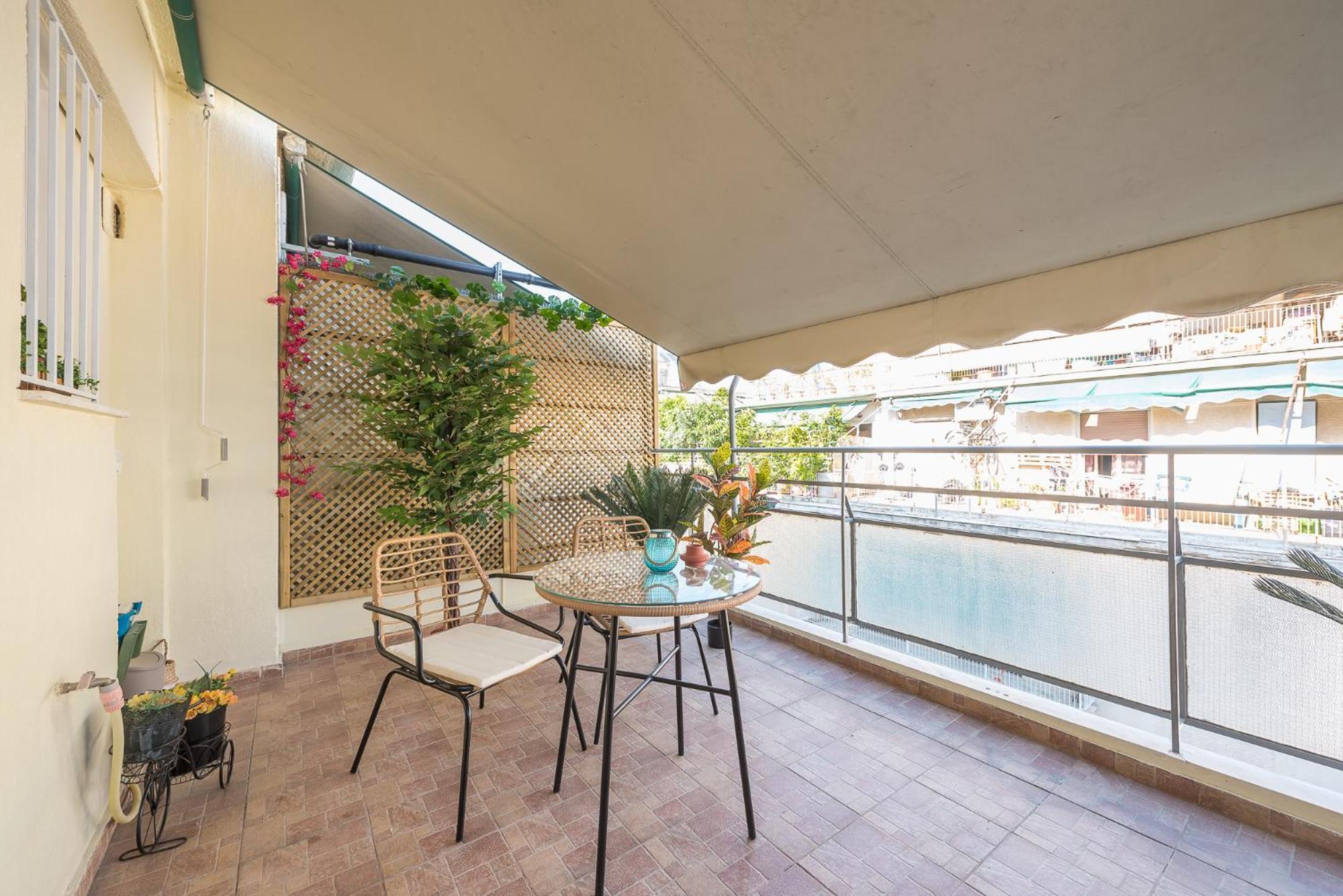 Sunny Studio With Starlight Balcony Athen Exterior foto
